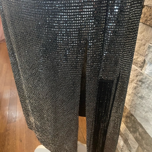 Zara Elegant Black Evening Dress - Picture 5 of 7